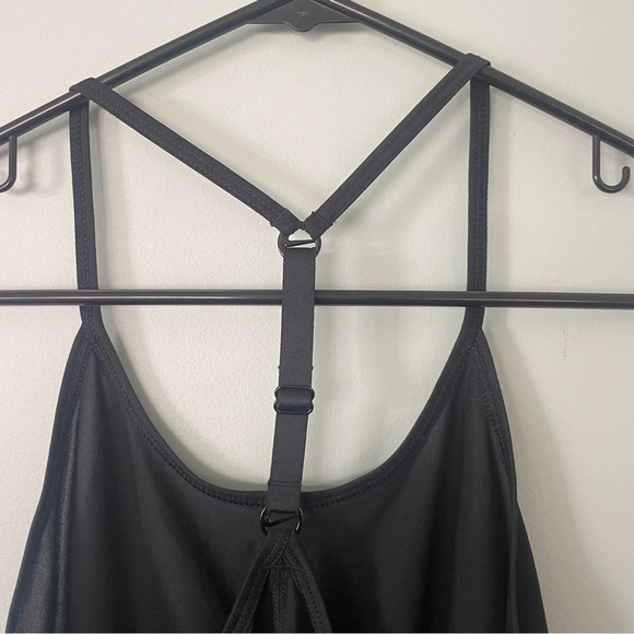 Nike Women's Dri-Fit One Elastika Racerback  Tank Top Black XS - Like New - Picture 7 of 12
